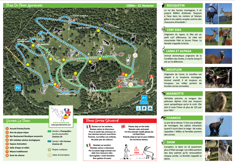 Le parc animalier de merlet